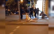 Пес понюхал коляску: в Одессе хозяйка питомца получила в голову от неадекватного папаши (видео)