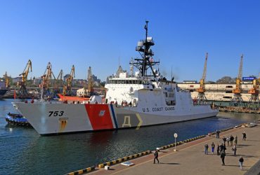 USCGC Hamilton enters Ukraine's Odesa