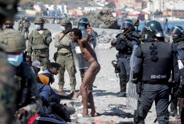 Massive inflow of African migrants in Spanish enclave of Ceuta