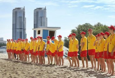 Kyiv beach lifeguard training