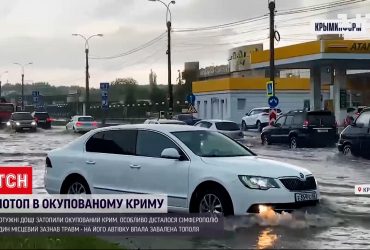 У Сімферополі за добу випало понад місячну норму опадів