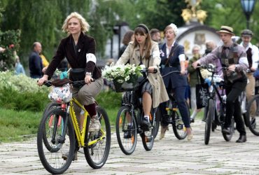 Retro Cruise event in Kyiv