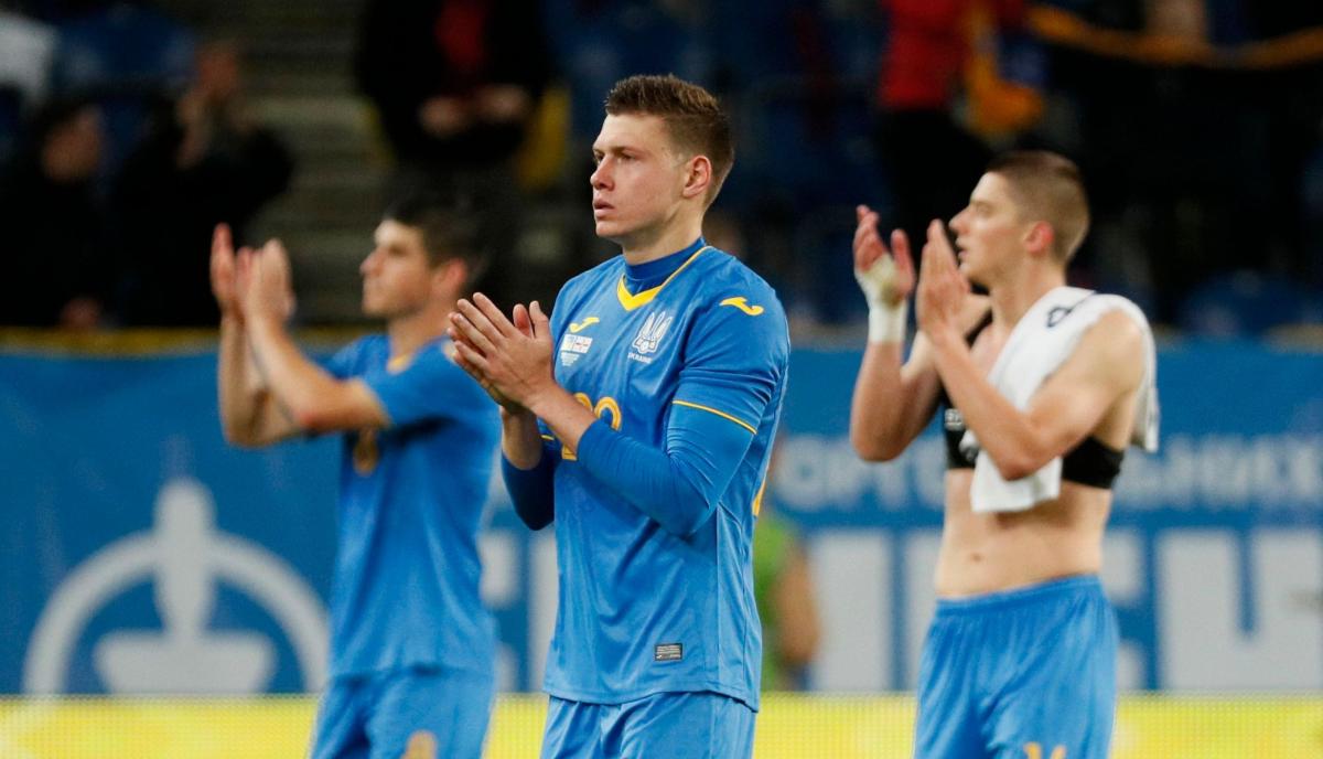 Футболисты сборной Украины / фото REUTERS
