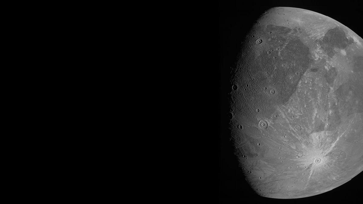 Juno зробила унікальні фото супутника Юпітера-Ганімеда / фото NASA / JPL-Caltech / SwRI / MSSS Juno зробила унікальні фото супутника Юпітера-Ганімеда / фото NASA / JPL-Caltech / SwRI / MSSS