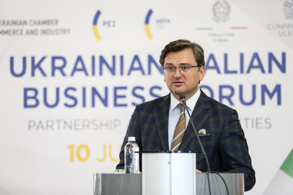 Міністр закордонних справ України Дмитро Кулеба подякував бізнесменам за активізацію ділового співробітництва Міністр закордонних справ України Дмитро Кулеба подякував бізнесменам за активізацію ділового співробітництва