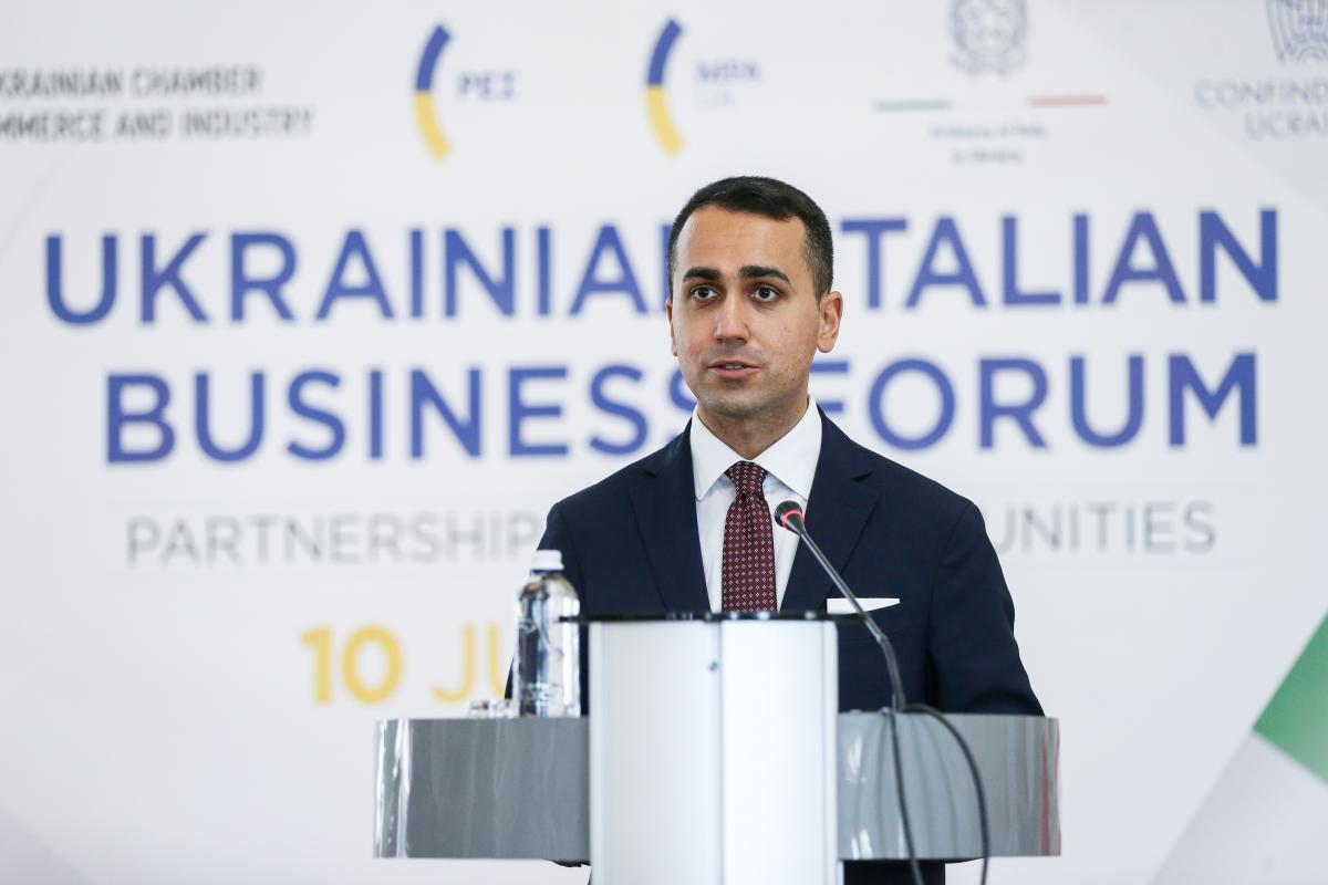 Міністр закордонних справ і міжнародного співробітництва Італії Луїджі Ді Майо заявив про зміцнення співпраці між двома країнами Міністр закордонних справ і міжнародного співробітництва Італії Луїджі Ді Майо заявив про зміцнення співпраці між двома країнами