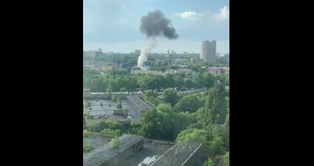 В Одессе прогремел взрыв / скриншот В Одессе прогремел взрыв / скриншот