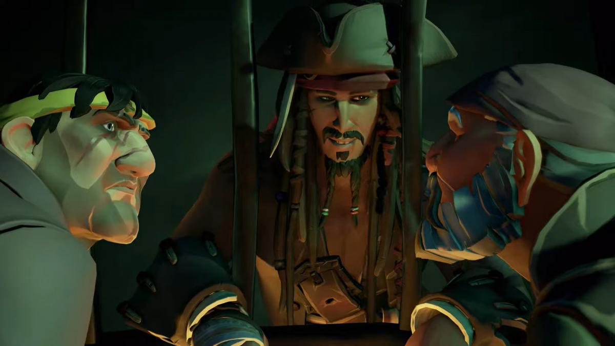 Как сделать джека воробья в sea of thieves