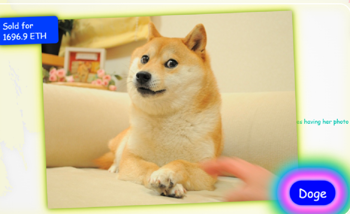 Изображение сиба-ину Doge продали более чем за 4 млн долларов / скриншот, very.auction Изображение сиба-ину Doge продали более чем за 4 млн долларов / скриншот, very.auction