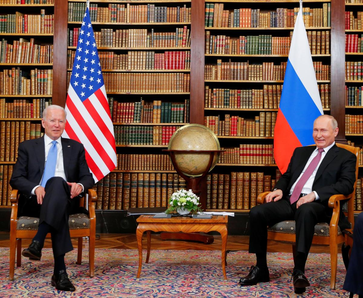 Джо Байден і Володимир Путін провели переговори в Женеві в 2021 / REUTERS Джо Байден і Володимир Путін провели переговори в Женеві в 2021 / REUTERS