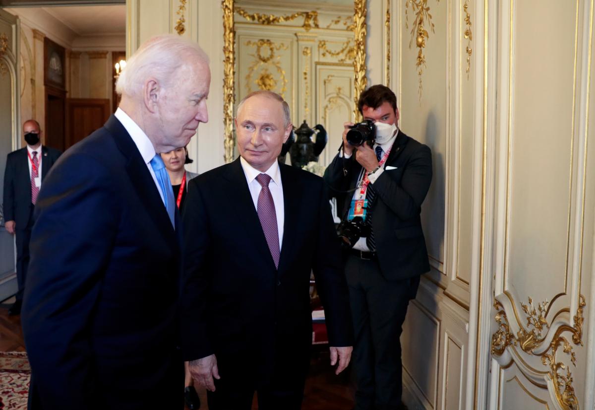 Джо Байден и Владимир Путин провели переговоры в Женеве / фото REUTERS