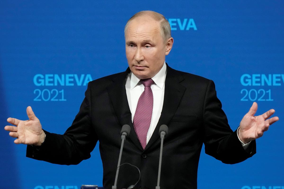 Володимир Путін на саміті в Женеві / фото REUTERS