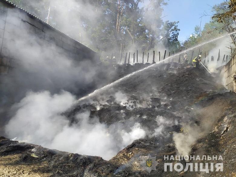Загоряння ліквідували / фото: Нацполіція Загоряння ліквідували / фото: Нацполіція