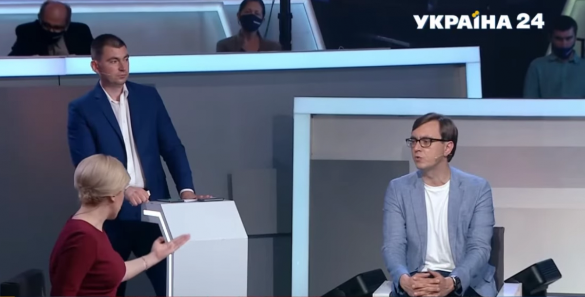 Перепалка Омеляна і Верещук / скріншот Перепалка Омеляна і Верещук / скріншот