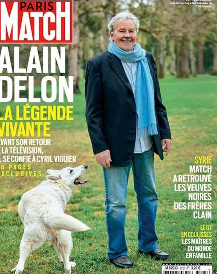 Алена Делона не впізнати / фото instagram.com/parismatch_magazine Алена Делона не впізнати / фото instagram.com/parismatch_magazine