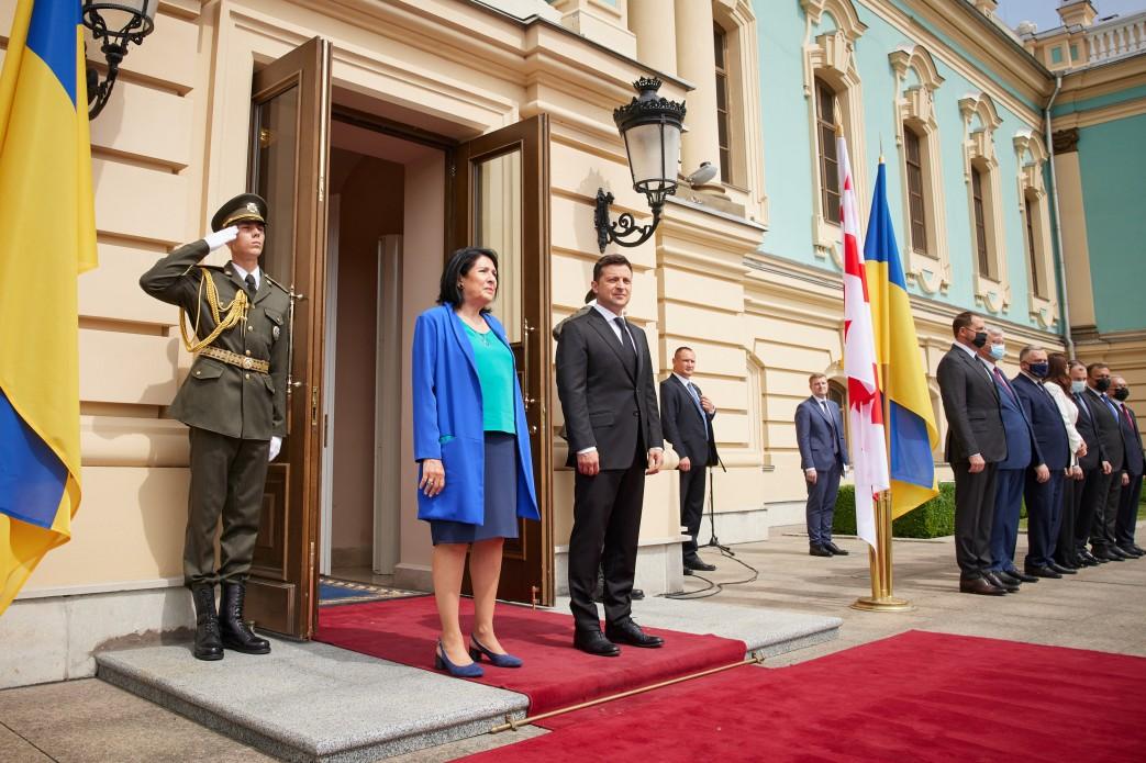 Сьогодні проходить офіційна зустріч Зеленського та Зурабішвілі / president.gov.ua Сьогодні проходить офіційна зустріч Зеленського та Зурабішвілі / president.gov.ua