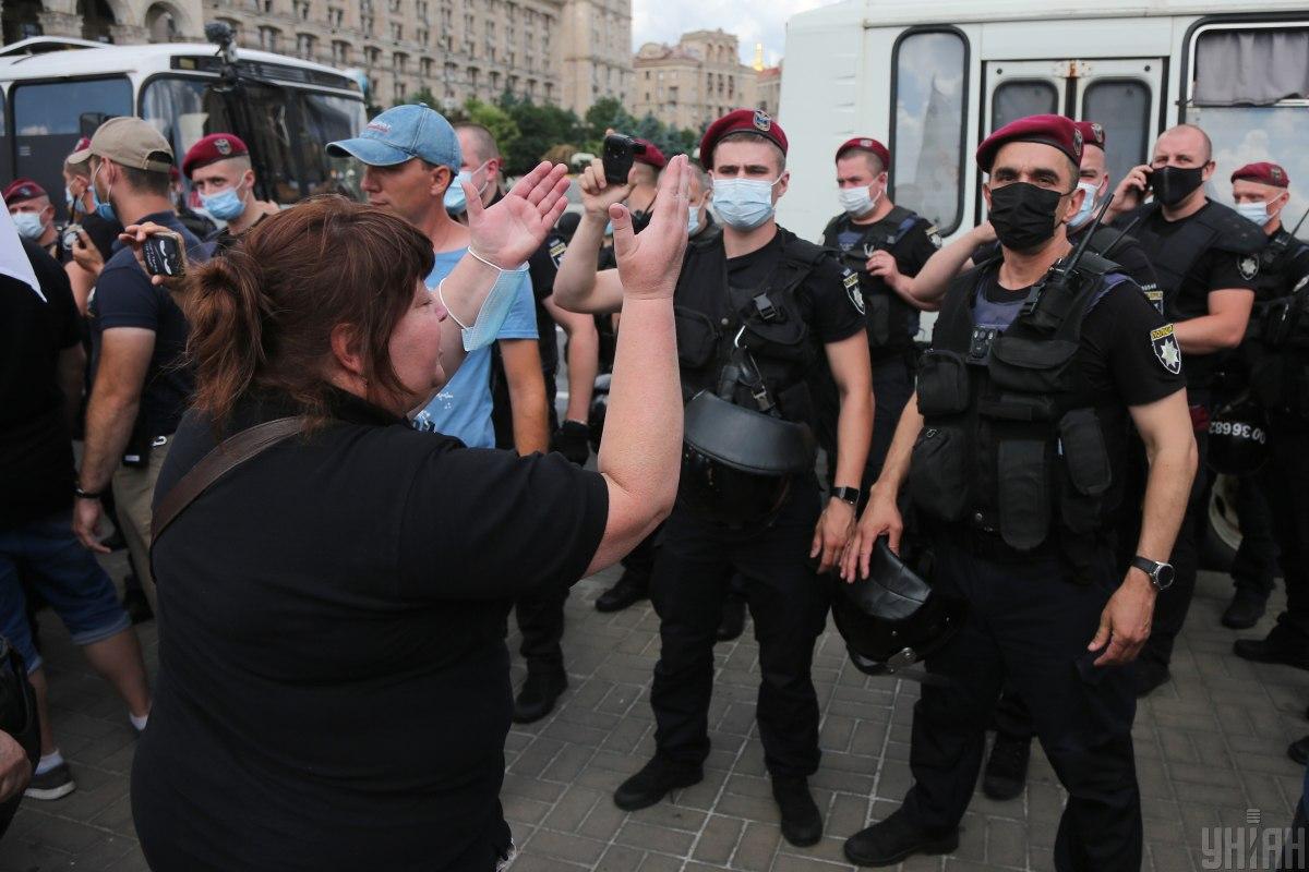 В полиции прокомментировали сегодняшнюю акцию ФОПов / фото УНИАН, Виктор Ковальчук
