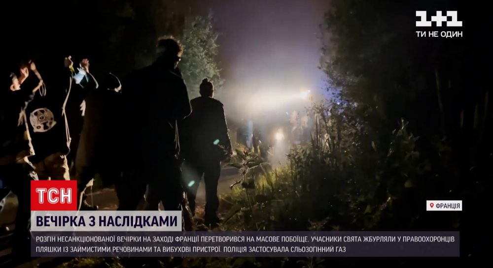 Во Франции незаконная вечеринка закончилась массовым побоищем