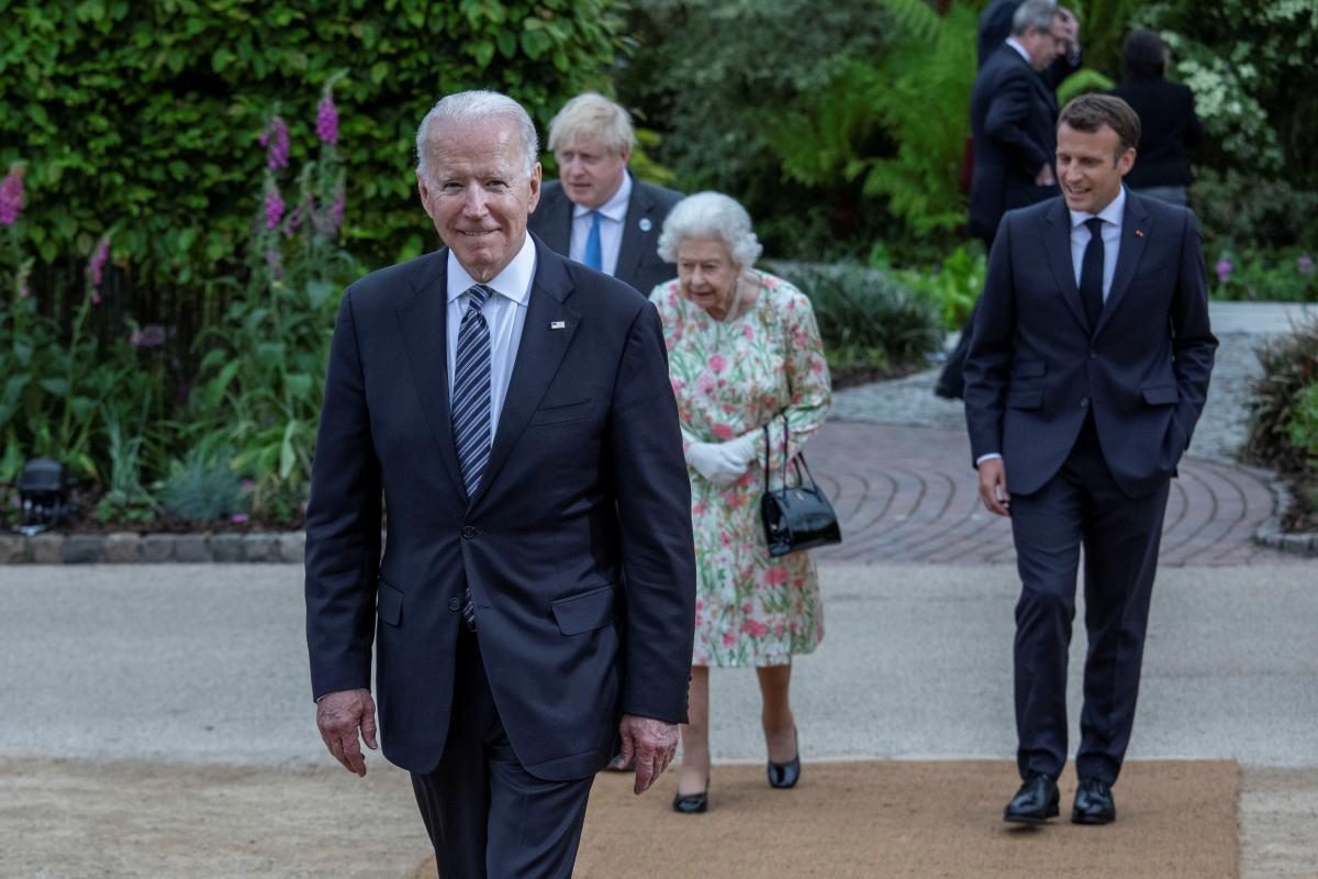 Pictures Queen Elizabeth II meets G7 leaders 12 June 2021
