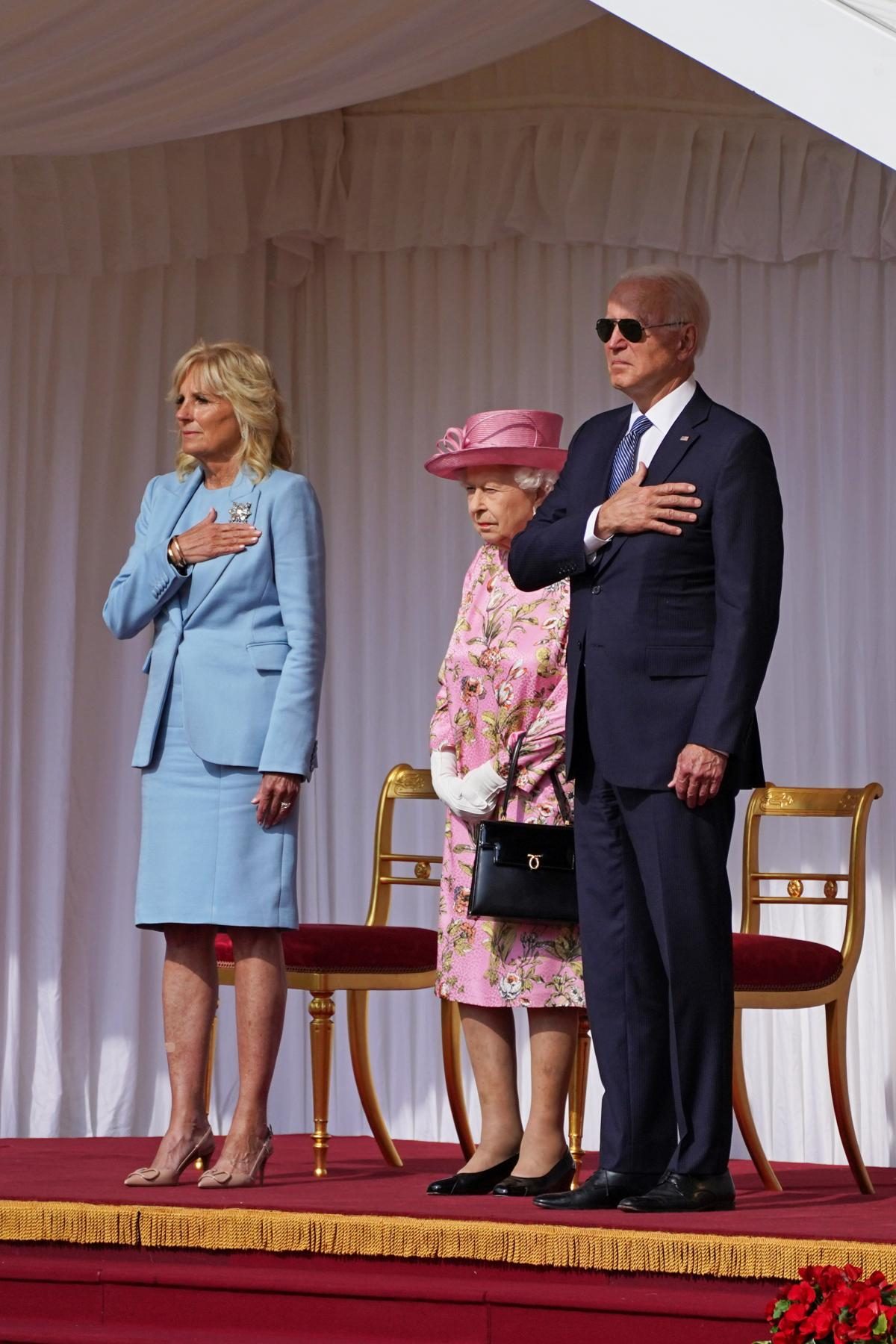 Pictures Queen Elizabeth II meets President Biden, the First Lady 13 June 2021