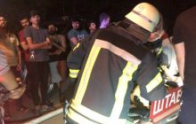 В Одессе ночью загорелось общежитие медуниверситета: эвакуировали более ста человек (фото)