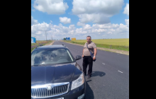 Під Херсоном поліцейський влаштував стрілянину на трасі, є постраждалі - соцмережі