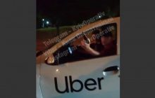 Водій Uber у Києві розмахував зброєю з вікна авто: поліція відреагувала (відео)