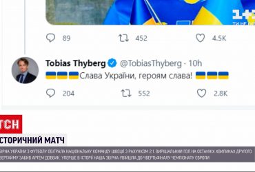 Закордонні політичні діячі підтримали збірну України в 1/8 Євро-2020