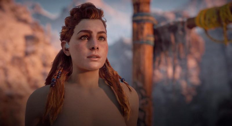 Кадр из мода с обнаженной главной героиней Horizon Zero Dawn / скриншот Кадр из мода с обнаженной главной героиней Horizon Zero Dawn / скриншот