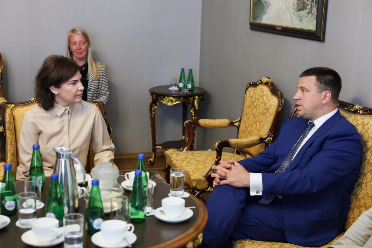 Ірина Венедіктова зустрілась з Юрі Ратасом / фото gp.gov.ua Ірина Венедіктова зустрілась з Юрі Ратасом / фото gp.gov.ua