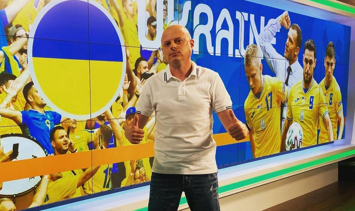 Виктор Вацко комментировал матч Швеция - Украина / фото instagram.com/v.vatsko
