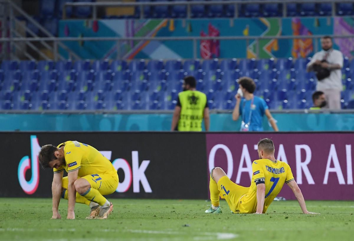 Горькое отчаяние украинских футболистов / фото REUTERS