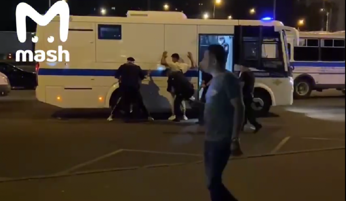 Задержаны около 20 участников конфликта / скриншот Задержаны около 20 участников конфликта / скриншот