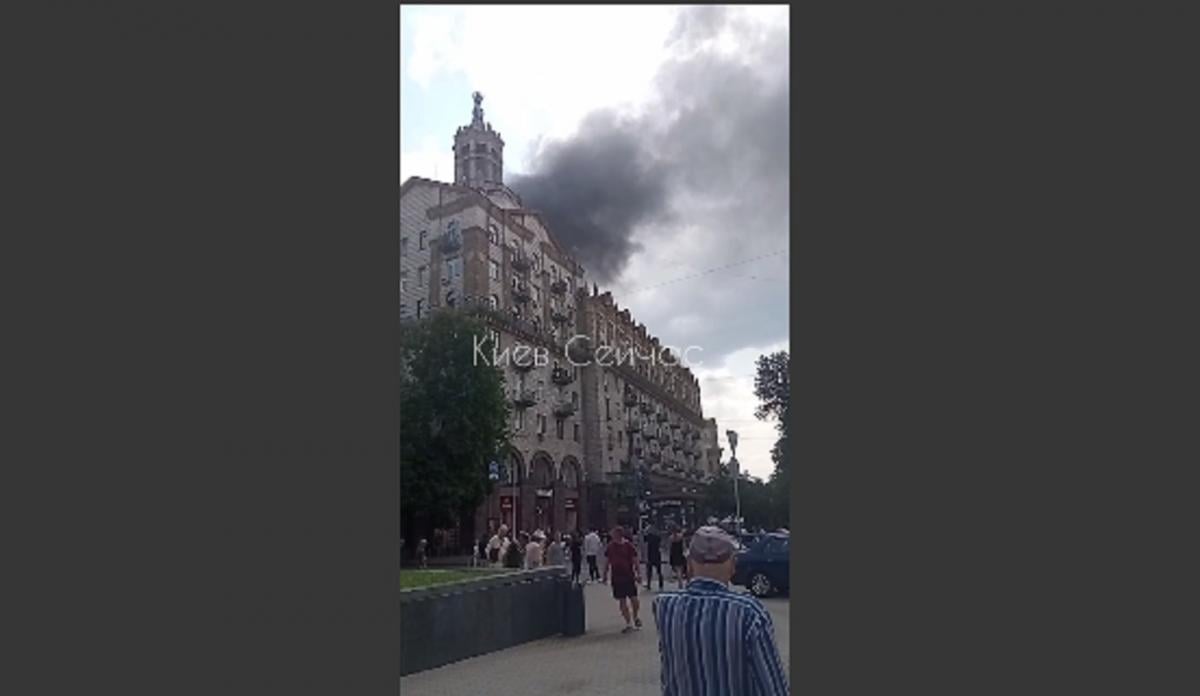 За даними ЗМІ, полум'я вдалося локалізувати / Скріншот За даними ЗМІ, полум'я вдалося локалізувати / Скріншот