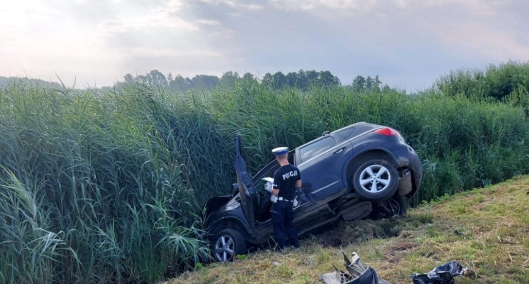 ДТП спровокувала саме жінка-водій \ фото KPP Radomsko