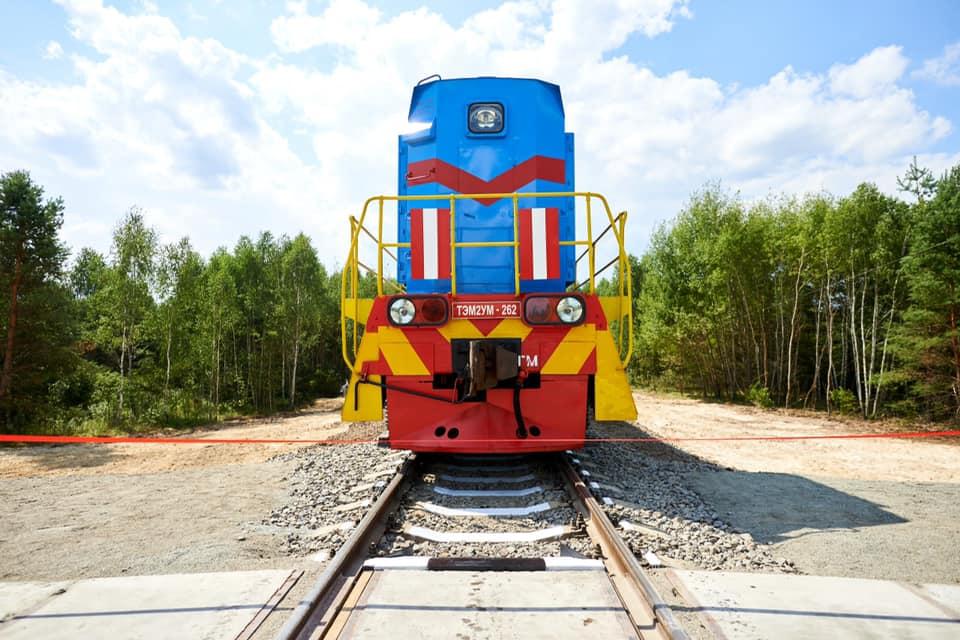 Ділянкою проїхав перший тестовий поїзд / фото facebook.com/Ukrzaliznytsia Ділянкою проїхав перший тестовий поїзд / фото facebook.com/Ukrzaliznytsia