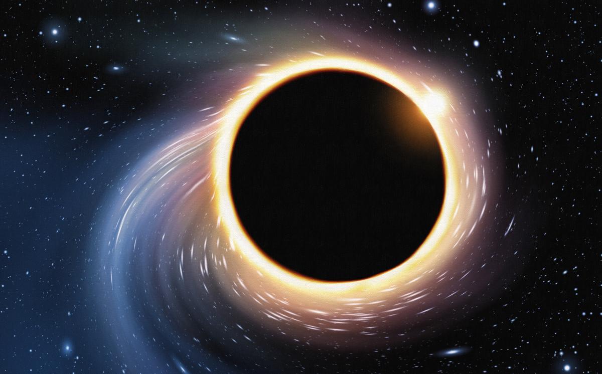 Астрономы не ожидали увидеть что-то с другой стороны черной дыры, поскольку свет не может вырваться из нее / фото ua.depositphotos.com