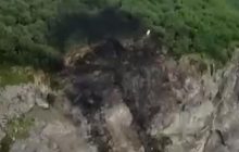Появилось первое видео с места крушения Ан-26 на Камчатке