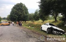 У Вінницькій області вагітна за кермом іномарки після ДТП на смерть знесла двох жінок (фото)