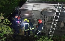 На Рівненщині перекинувся рейсовий автобус з 40 пасажирами (фото)