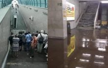 Через потужну зливу в Києві стався транспортний колапс (відео)