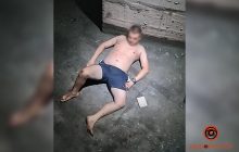 Неадекватный киевлянин выпрыгнул из окна и упал на крышу - его спасали силком (фото, видео)