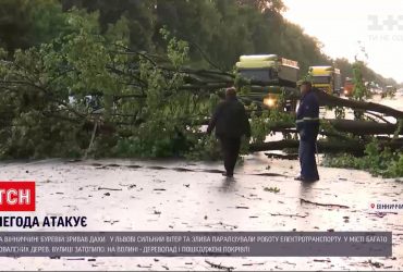 Погода в Украине: кратковременные, но мощные ливни с грозами прокатились по центру и западу страны