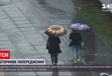 На сьогодні синоптики оголосили штормове попередження