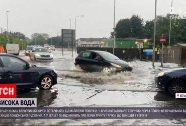 В Британии после мощных ливней затопило столицу