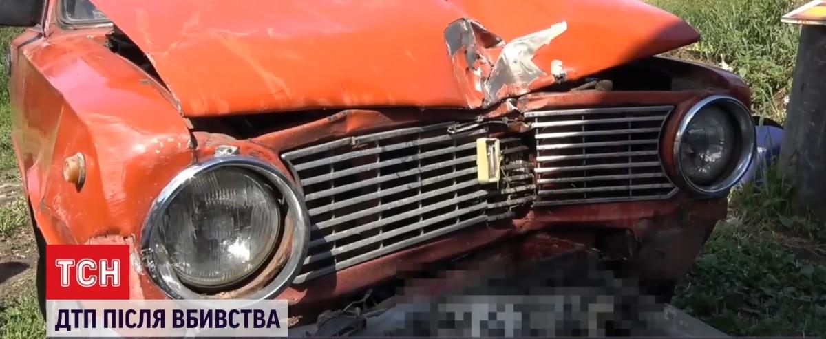 Подробиці вбивства та ДТП в селі Троянів на Житомирщині / Скріншот з відео Подробиці вбивства та ДТП в селі Троянів на Житомирщині / Скріншот з відео