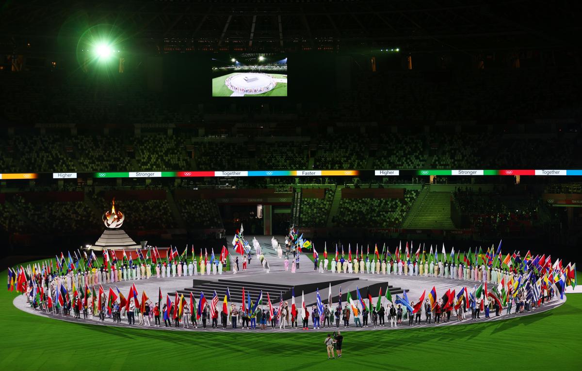 Церемонія закриття Олімпіади-2020 / фото REUTERS