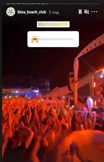 Баста в Одесі / скрін instagram.com/ibiza_beach_club/ Баста в Одесі / скрін instagram.com/ibiza_beach_club/