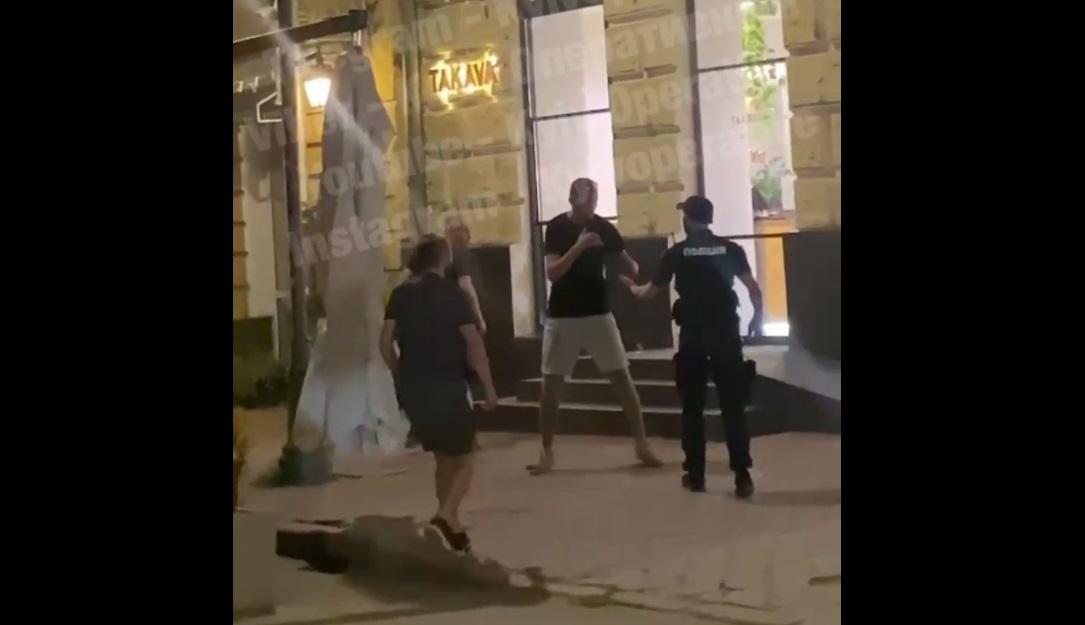 На Подолі знову сталася вулична бійка / скріншот з відео На Подолі знову сталася вулична бійка / скріншот з відео