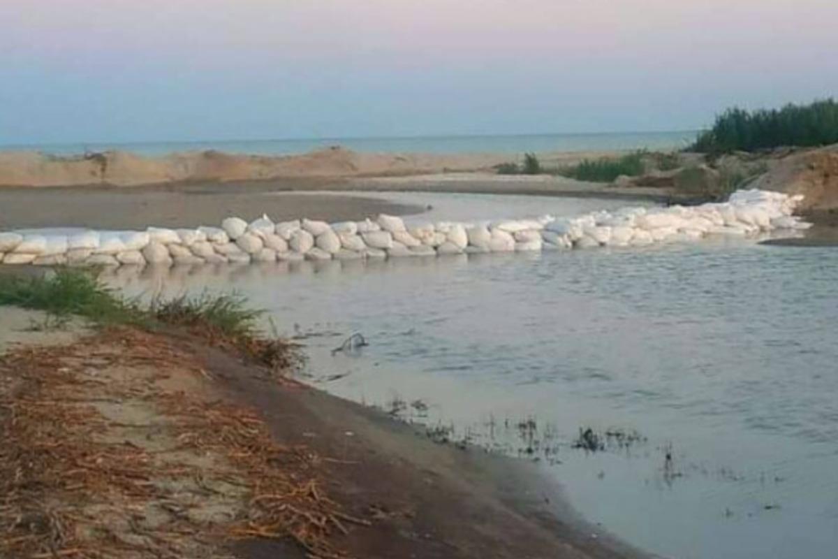 Еколог повідомив, що зловмисники придумали для вилову кефалі на "Тузлівських лиманах" / фото facebook.com/rusevivan Еколог повідомив, що зловмисники придумали для вилову кефалі на "Тузлівських лиманах" / фото facebook.com/rusevivan